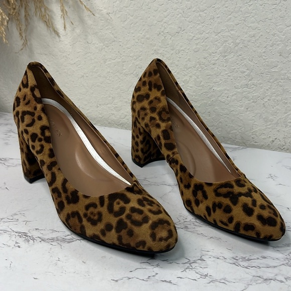 Aerosoles Bettie Cheetah Print Block Heel Women - Picture 3 of 11